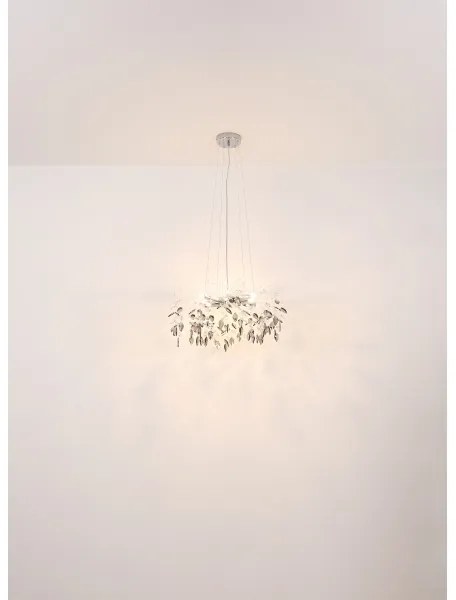 Globo 64132-8 - Luster na lanku DANNA 8xG9/8W/230V pr. 61 cm zlatá