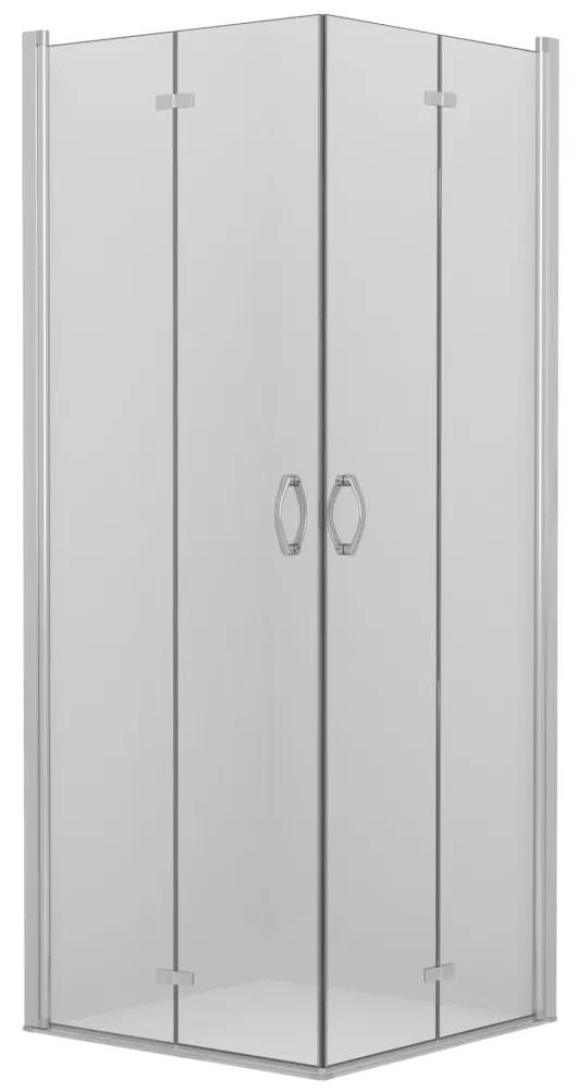 vidaXL Sprchový kút s dvojkrídlovými sprchovými dverami ESG 80x70x185 cm