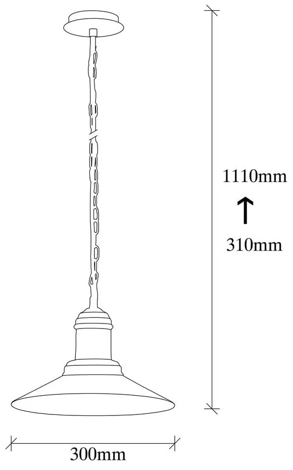 Závesné svietidlo v bronzovej farbe s kovovým tienidlom ø 30 cm Sivani – Opviq lights