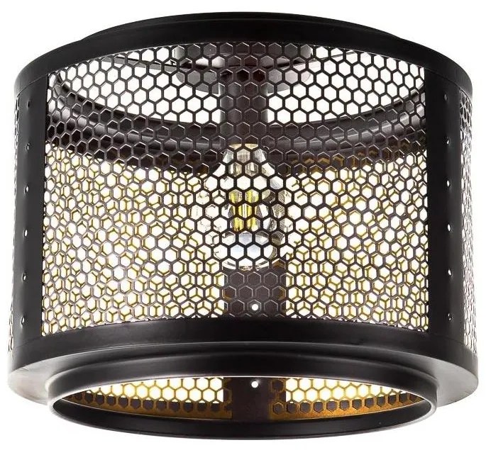 Stropné svietidlo VITO 1xE27/40W/230V čierna