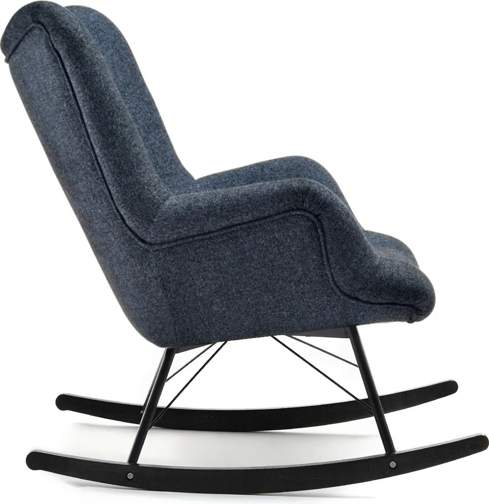 Hojdacie kreslo Laurentino (sivá + čierna). Akcia -20%. Vlastná spoľahlivá doprava až k Vám domov. 1135899