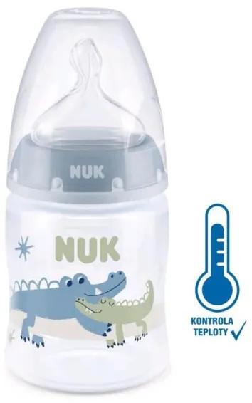 NUK Dojčenská fľaša NUK First Choice Temperature Control 150 ml blue