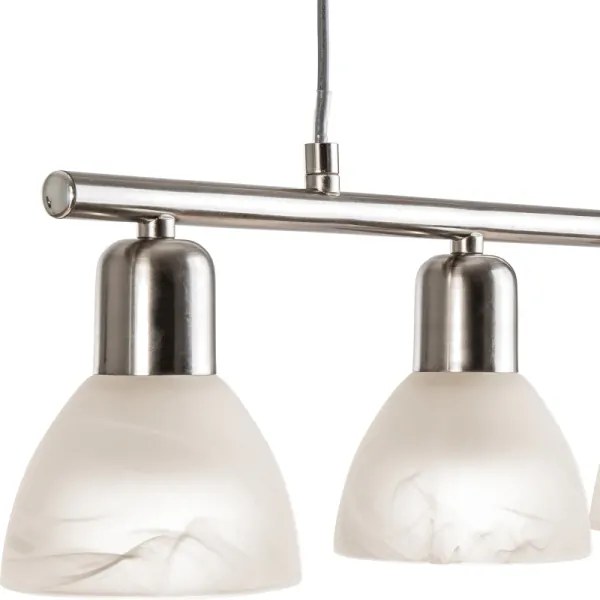 LED Luster na lanku DAYTONA 4xE14/5W/230V 3000K lesklý chróm