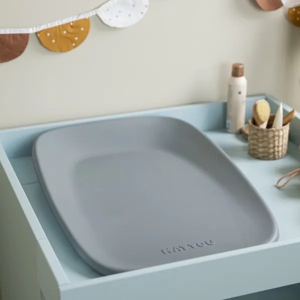 Nattou - Prebaľovacia podložka SOFTY 50x70 cm šedá