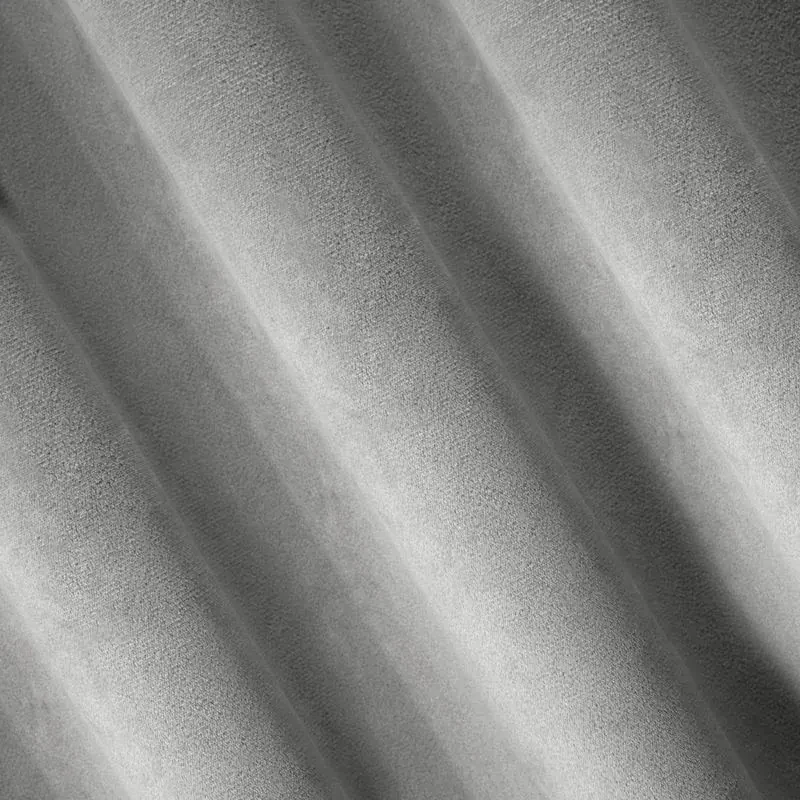 Dekorstudio Zamatový záves ZUW-05 v striebornej farbe