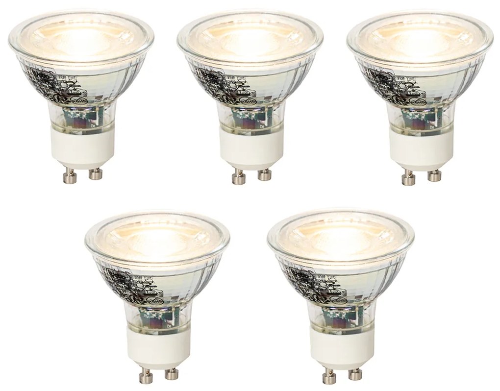 Sada 5 stmievateľných LED žiaroviek GU10 4W 300 lm 2700K