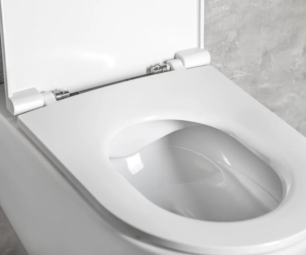 Isvea Isvea, INFINITY závesná WC misa, Rimless, 36,5x53cm, biela, 10NF02005