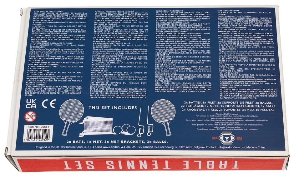 Stolový tenis Wild Bear – Rex London