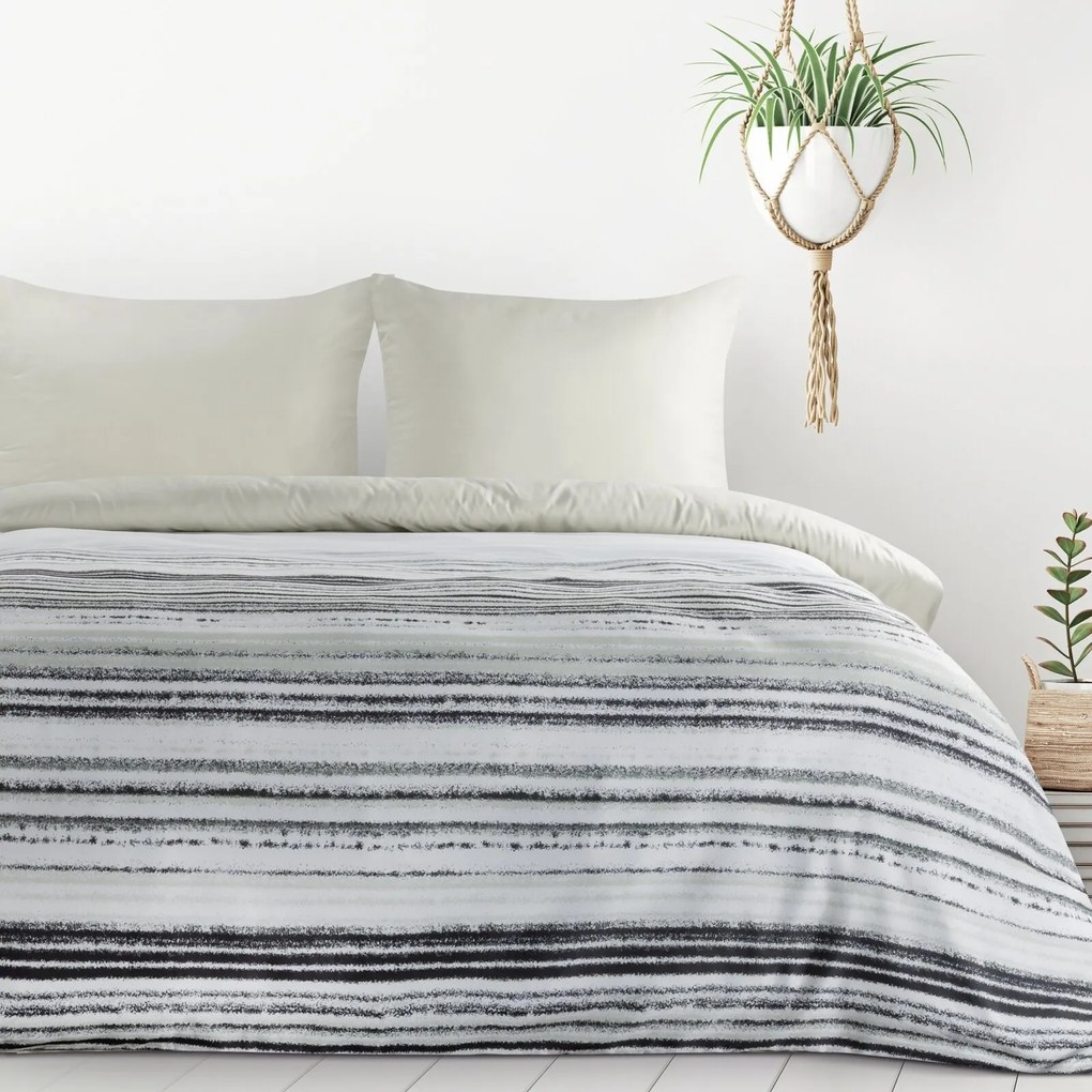 OBLIEČKY Z MIKROVLÁKNA VERANO3 160X200 CM, 2KS 70X80 CM VZOROVANÉ