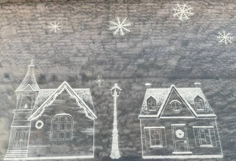 DECOLED Dekoračná nálepka na okno A4 snehové vločky