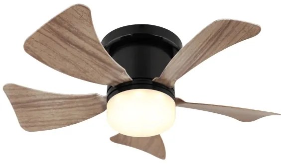 Globo 03609H - LED Stmievateľný stropný ventilátor HINES LED/10W/230V + DO hnedá