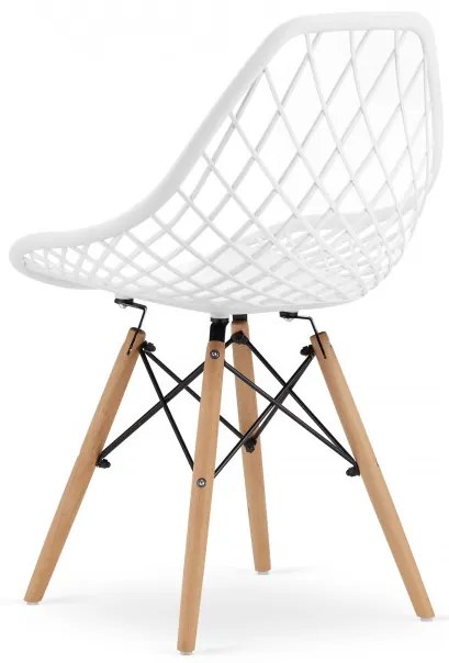 Set jedálenských stoličiek SAKAI biele (4ks)
