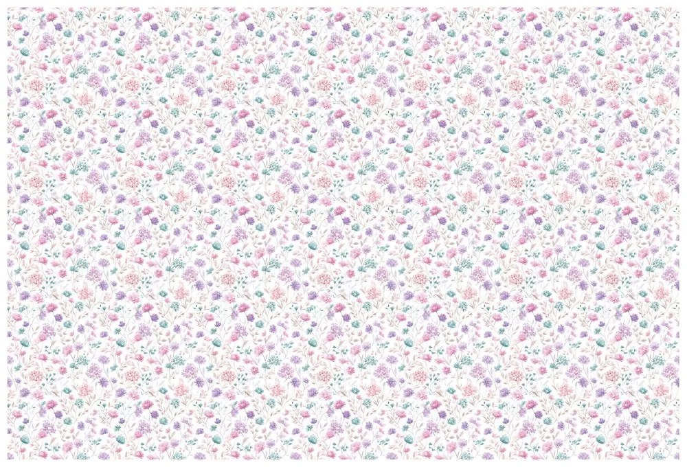 Fototapeta jemné pastelové kvietky