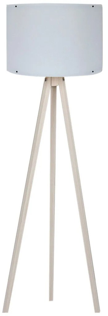 Stojací lampa Aomi bílá/krémová
