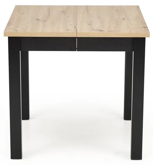 Rozkladací jedálenský stôl Qubik 80/200 cm dub artisan/čierny