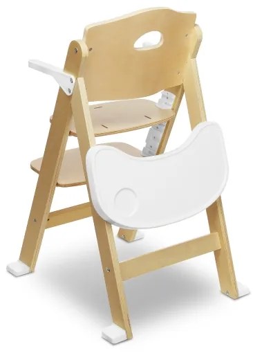Lionelo - Detská jedálenská stolička 3v1 FLORIS White Natural