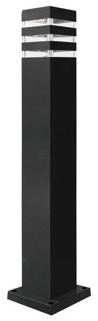 Vonkajšia lampa TEKSAS 1xE27/12W/230V IP44 74 cm antracit