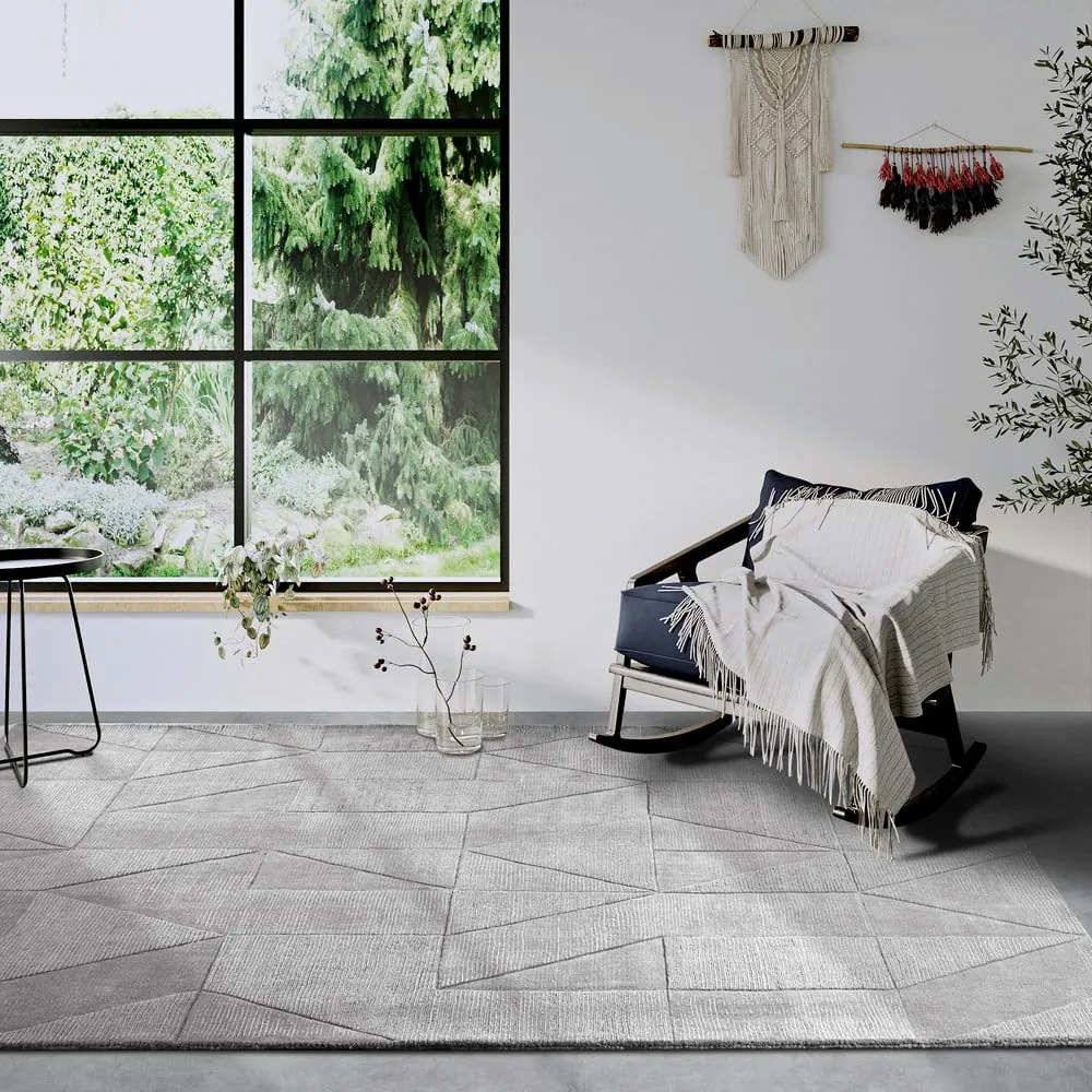 Sivý ručne tkaný vlnený koberec 160x230 cm Ursule – Villeroy&amp;Boch