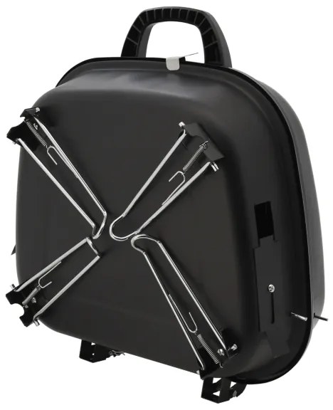 Prenosný gril na drevené uhlie čierna