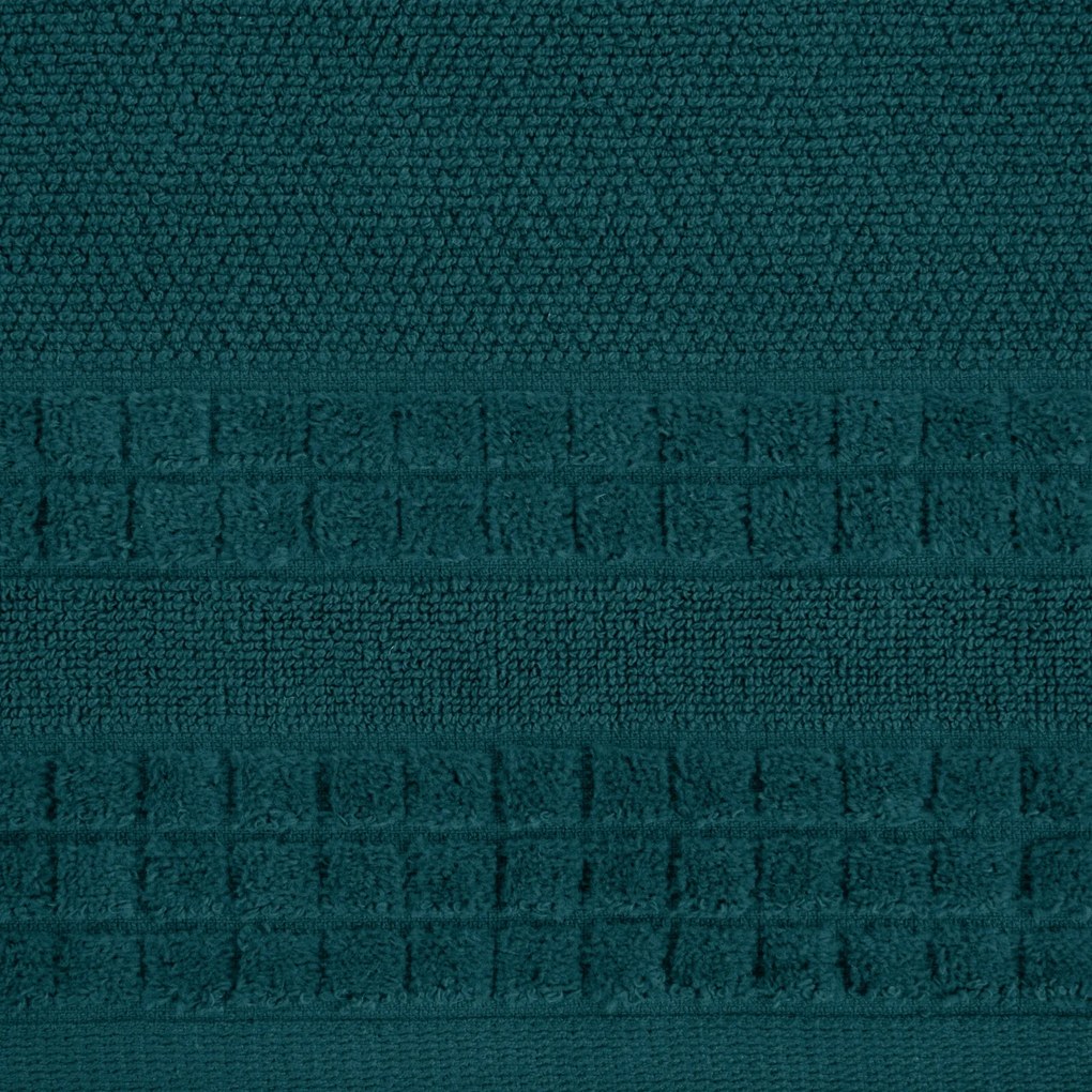 BAVLNENÝ UTERÁK CUBA4 SADA 3KS 70X140 CM TMAVOTYRKYSOVÁ