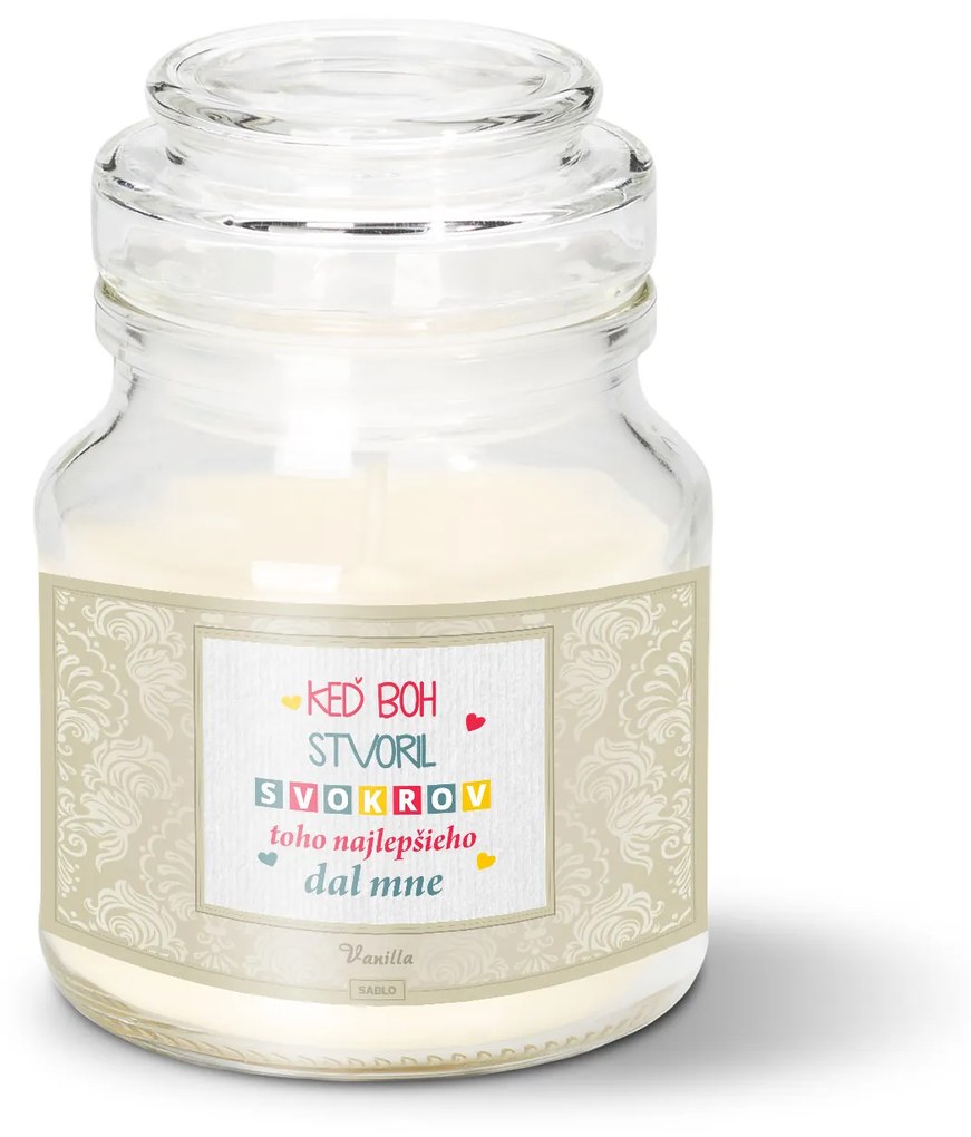 Sablio Sviečka Keď Boh stvoril svokrov - 120 g
