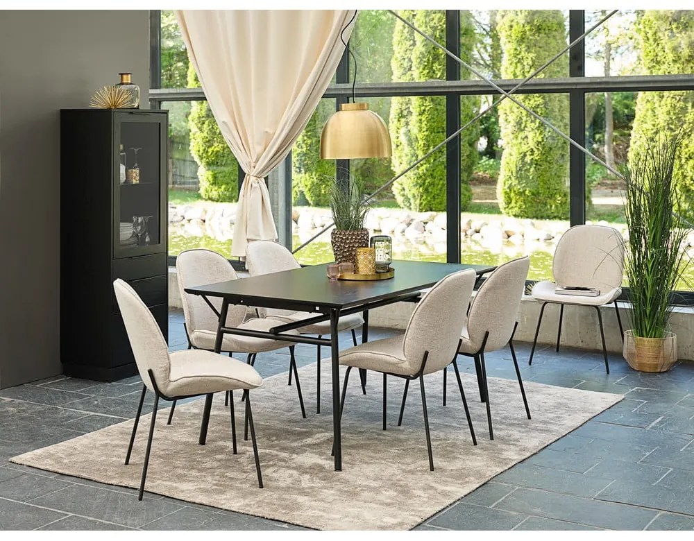 Sivá jedálenská stolička Canett Hella