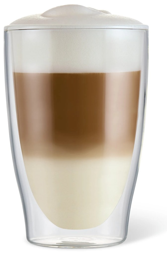 2 dvojstenné poháre na latte macchiato