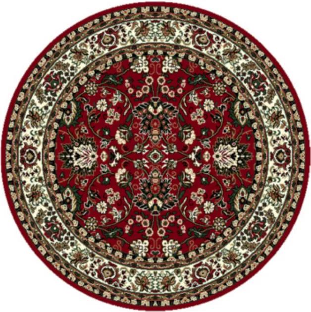 Alfa Carpets Kusový koberec TEHERAN T-117 red kruh - 190x190 (průměr) kruh cm