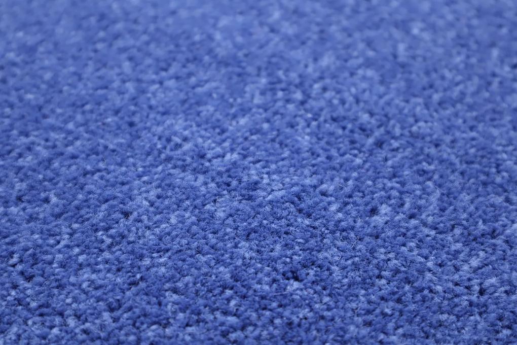 Vopi koberce Kusový koberec Eton modrý kvetina - 120x120 kvietok cm