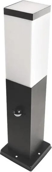 Vonkajšia lampa so senzorom SOPPA 1xE27/60W/230V IP44 45 cm čierna