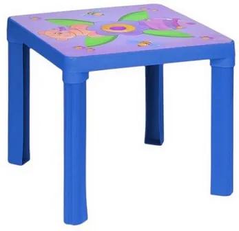 3toysm Inlea4Fun umelohmotný stolík pre deti s motívom - modrý