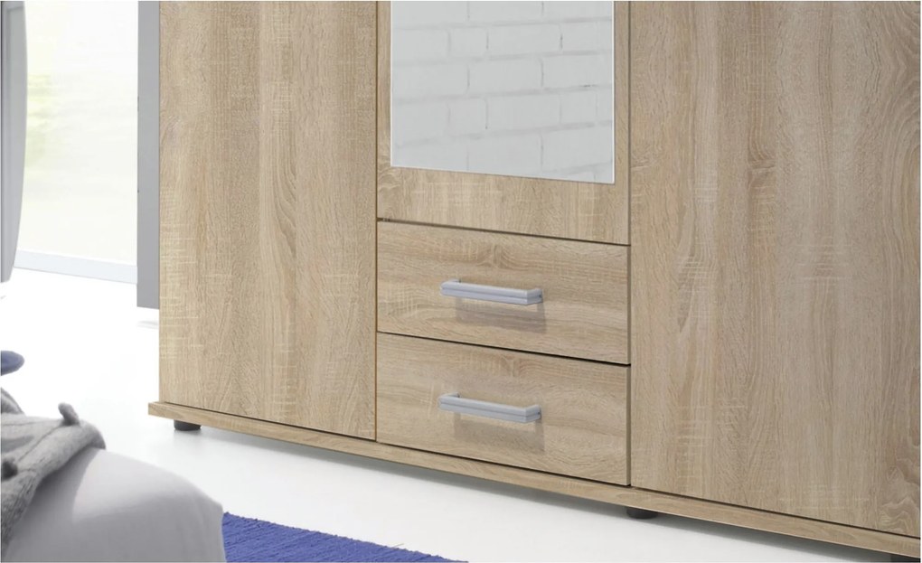 Sconto Šatníková skriňa OTMAR dub sonoma
