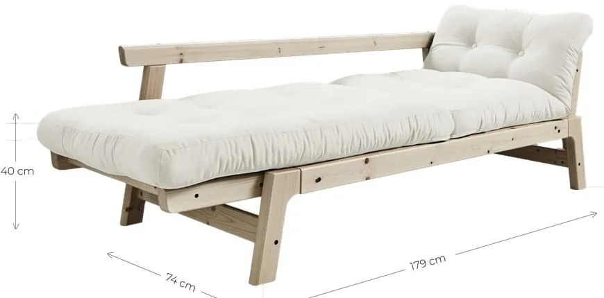 Variabilná pohovka Karup Design Step Natural/Dark Grey