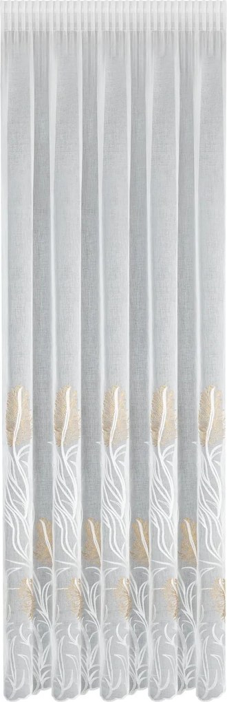 ZÁCLONA NA PÁSKE TILDA 140X270 CM LISTY