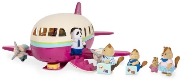 Li'l Woodzeez - Hrací set lietadlo s doplnkami