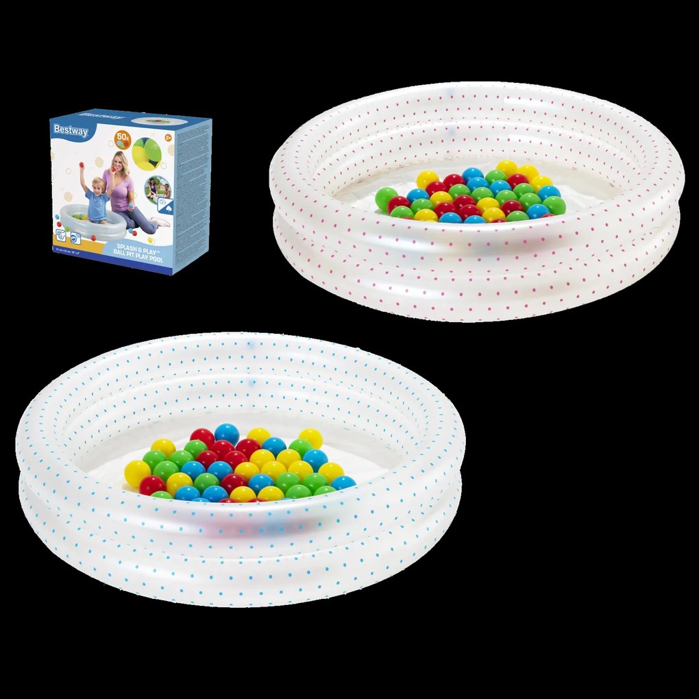 CH NAFUKOVACÍ ZÁHRADNÝ BAZÉN / OHRADKA 91 cm x 20 cm + 50 GULÍ