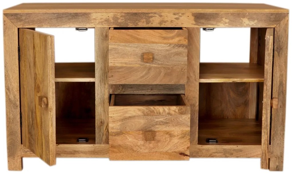 furniture-nabytek.cz - Koupelnová skříňka 120 cm z mangového dřeva 120x70x45