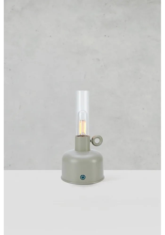 LED stolová lampa sivobéžová (výška 22 cm) Astrid – Markslöjd