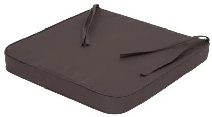 Podsedák na záhradnú stoličku MASZA hnedý/béžové pásy ekolen