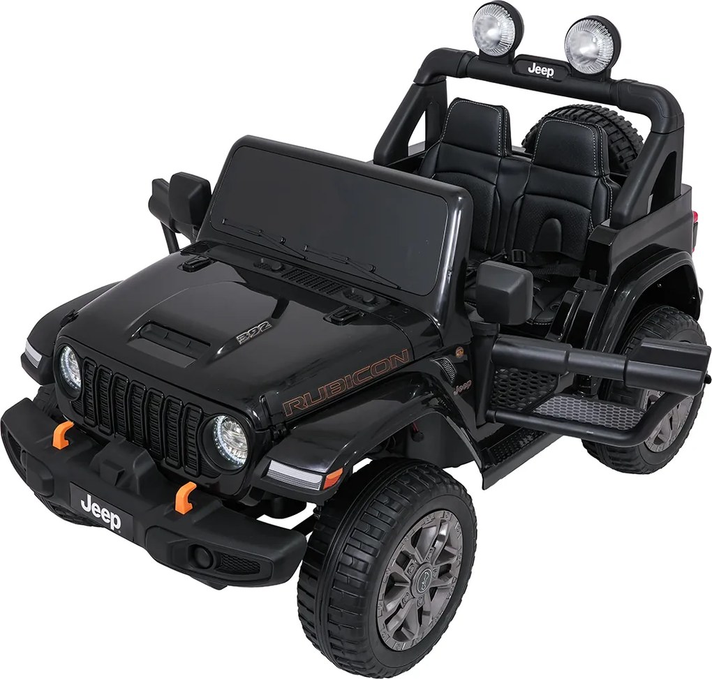 Ramiz Jeep Wrangler Rubicon LIFT elektrické autíčko pre deti čierne
