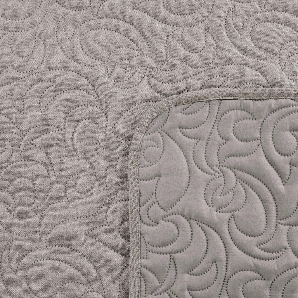 PREHOZ NA POSTEĽ LEN4 170X210 CM SIVÝ