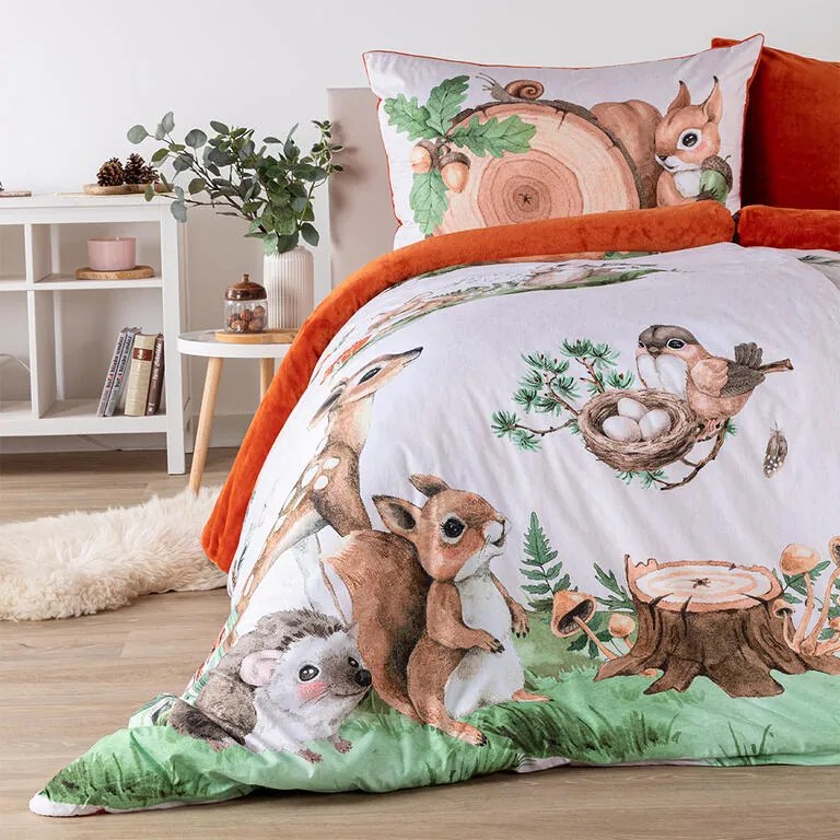 Posteľné obliečky Dual Feel ZVIERATÁ