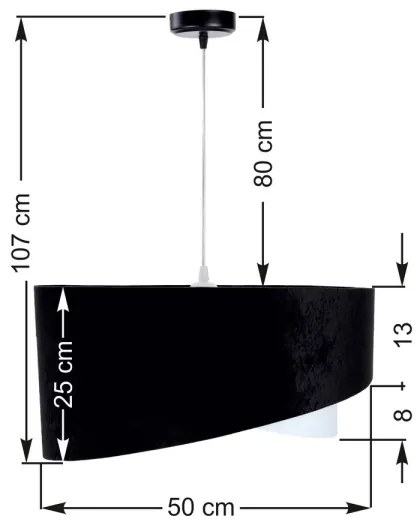 Luster na lanku GALAXY 1xE27/60W/230V