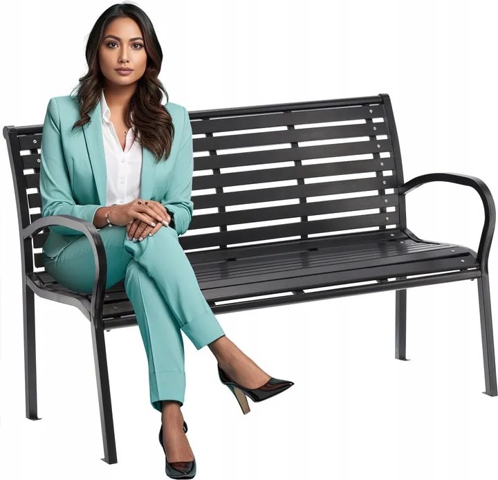 Garden Line ZÁHRADNÁ LAVICA 125 x 60 x 80 TMAVÁ *5842