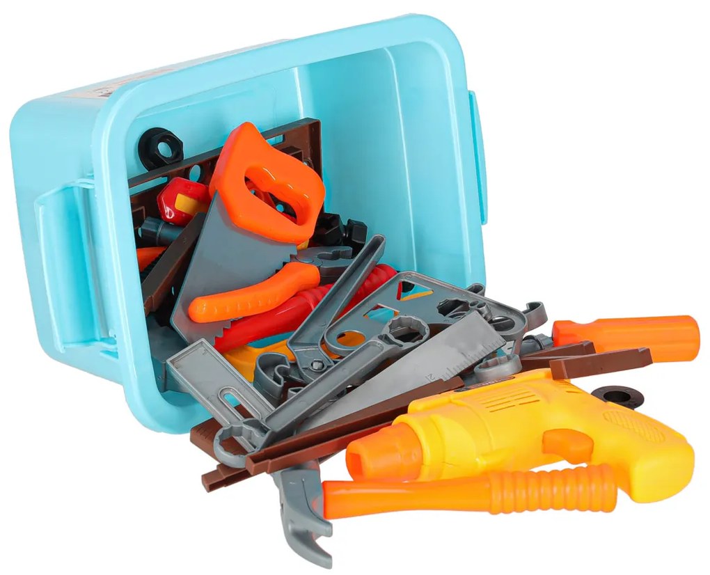 KIK Náradie pre deti 48 el. – detská dielňa, sada nástrojov hračka pre malých kutilov
