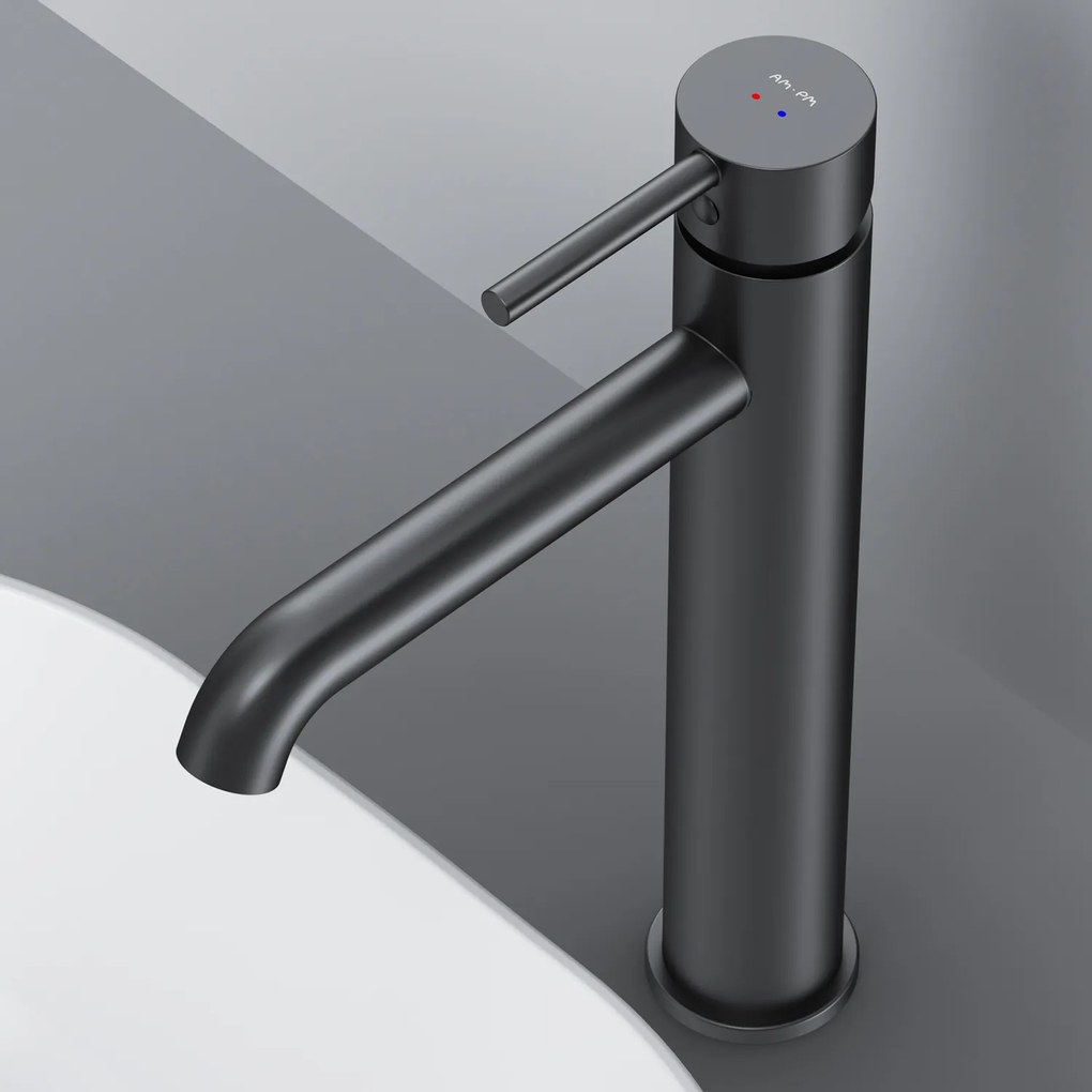 Umývadlová batéria AM.PM Spike FPA92022 vysoká, čierna