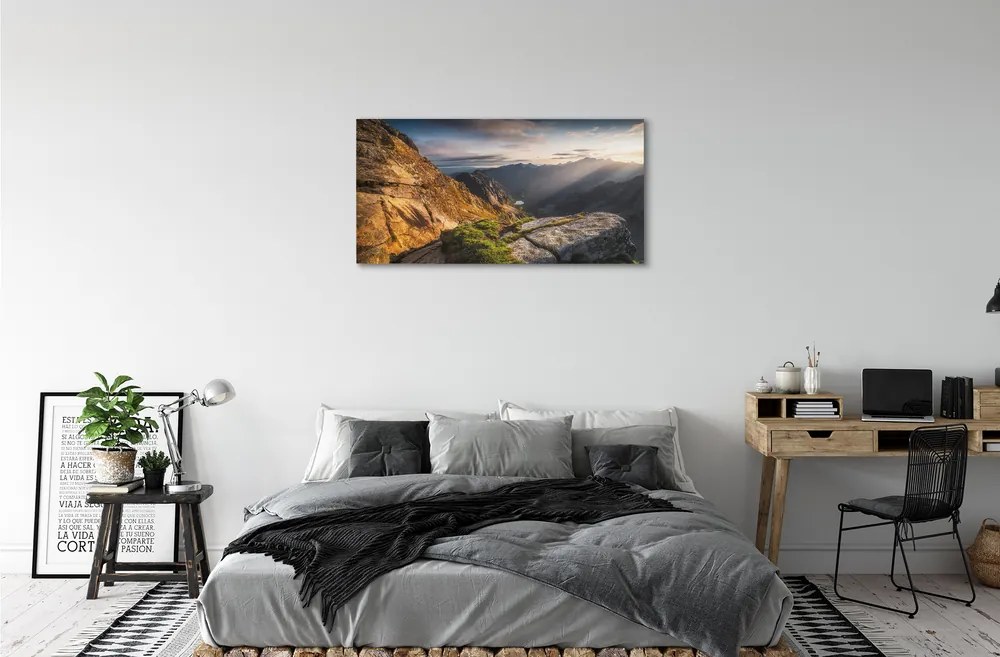 Obraz canvas Mountain Sunrise 120x60 cm