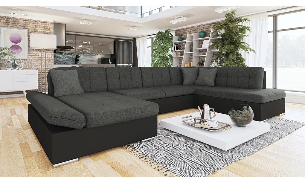 Rohová sedacia súprava Genero Sale, Dostupné poťahy: Lux 06 + Lux 06 + Lux 05, Strana: Pravá