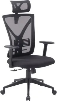 Kancelárska stolička Image, čierna látka%