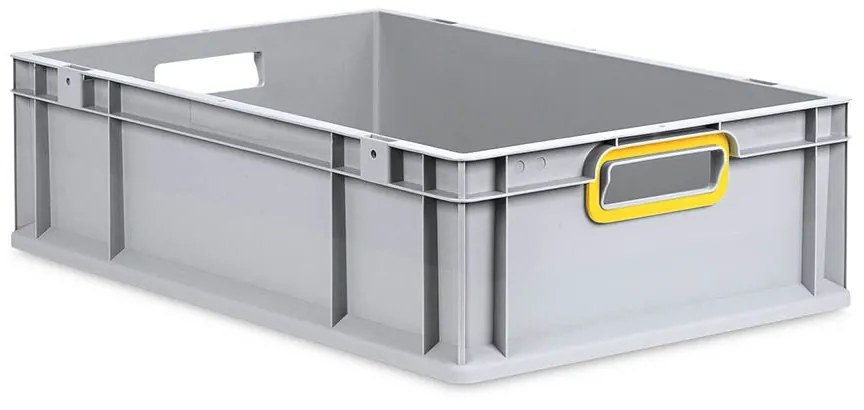 Sada 5 kusov - Eurobox Next Gen 2.0 - Stohovateľná nádoba s otvorenými rukoväťami - Žltá - 600 x 400 x 170 mm